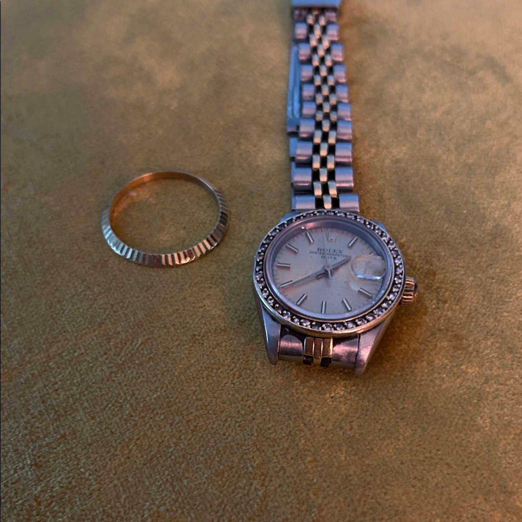 Rolex Watch Solid Gold Bezel